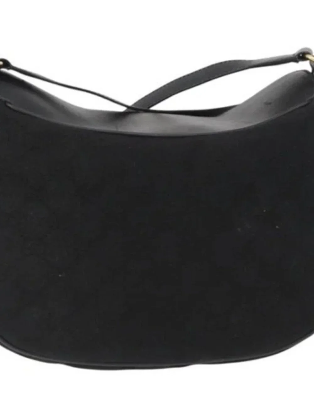 GUCCI GG Canvas Web Sherry Line Shoulder Bag Black Gold 10 02 056 Auth yk20193A